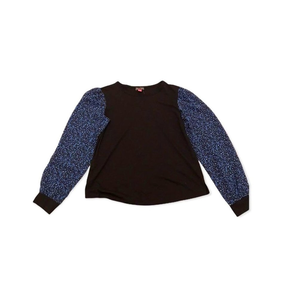 New Woman's Designer Vince Camuto Mixed Medium Blouse Small